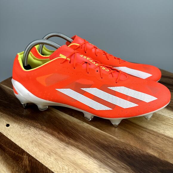 Adidas X Crazyfast + SG Men's 6.5/ Womens 7.5 Solar Red Soccer Cleats IF0646 NEW